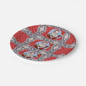 Kerstmis met papieren borden papieren bordje (Gekanteld)