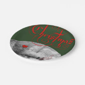 Kerstmis met papieren borden papieren bordje (Gekanteld)