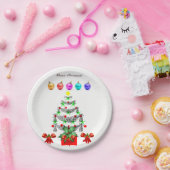 Kerstmis met papieren borden papieren bordje (Feest)