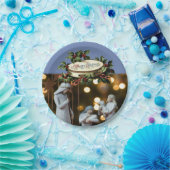 Kerstmis met papieren borden papieren bordje (Feest)