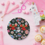 Kerstmis met papieren borden papieren bordje (Feest)