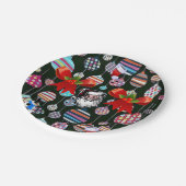 Kerstmis met papieren borden papieren bordje (Gekanteld)