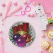 Kerstmis met papieren borden papieren bordje (Feest)