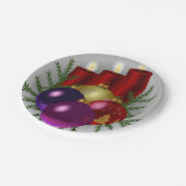 Kerstmis met papieren borden papieren bordje (Gekanteld)