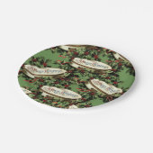 Kerstmis met papieren borden papieren bordje (Gekanteld)