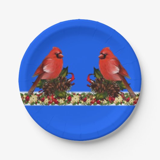 Kerstmis met papieren borden papieren bordje (Voorkant)