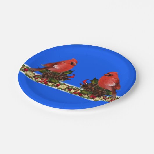 Kerstmis met papieren borden papieren bordje (Gekanteld)