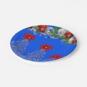 Kerstmis met papieren borden papieren bordje (Gekanteld)