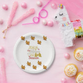 Kerstmis met papieren borden papieren bordje (Feest)