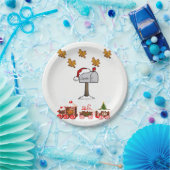 Kerstmis met papieren borden papieren bordje (Feest)