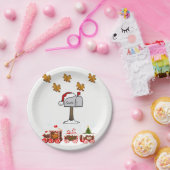 Kerstmis met papieren borden papieren bordje (Feest)