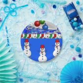 Kerstmis met papieren borden papieren bordje (Feest)