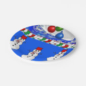 Kerstmis met papieren borden papieren bordje (Gekanteld)