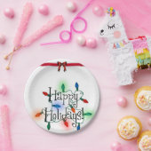 Kerstmis met papieren borden papieren bordje (Feest)