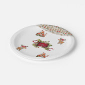 Kerstmis met papieren borden papieren bordje (Gekanteld)