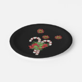 Kerstmis met papieren borden papieren bordje (Gekanteld)