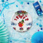 Kerstmis met papieren borden papieren bordje (Feest)