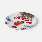 Kerstmis met papieren borden papieren bordje (Gekanteld)