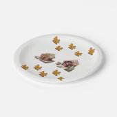 Kerstmis met papieren borden papieren bordje (Gekanteld)