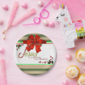 Kerstmis met papieren borden papieren bordje (Feest)