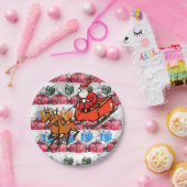 Kerstmis met papieren borden papieren bordje (Feest)