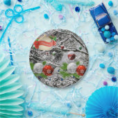 Kerstmis met papieren borden papieren bordje (Feest)