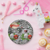 Kerstmis met papieren borden papieren bordje (Feest)