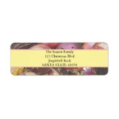 Kerstmis met pasta Ornaments Etiket (Voorkant)