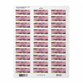 Kerstmis met pasta Ornaments Etiket (Full Sheet)