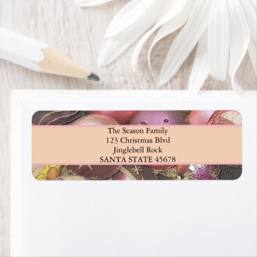 Kerstmis met pasta Ornaments Etiket (Insitu)