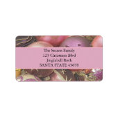 Kerstmis met pasta Ornaments Etiket (Voorkant)