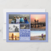 Kerstmis met Periwinkle Holiday-fotokaart Feestdagenkaart (Voorkant)