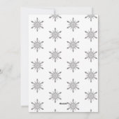 Kerstmis met Periwinkle Holiday-fotokaart Feestdagenkaart (Achterkant)