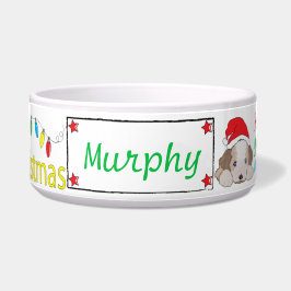 Kerstmis met Pet Bowl Furry Little Xmas Voerbakje