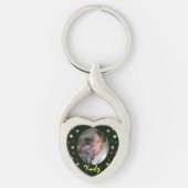 Kerstmis met Pet-Sleutelhanger van RoseWrites Sleutelhanger (Voorkant)