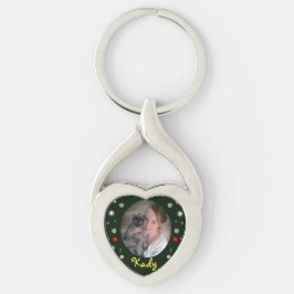 Kerstmis met Pet-Sleutelhanger van RoseWrites Sleutelhanger