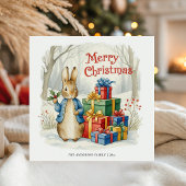 Kerstmis met Peter Rabbit Feestdagenkaart