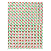 Kerstmis met Pickleball Red Green Paddles Balls X- Tafelkleed (Voorkant)