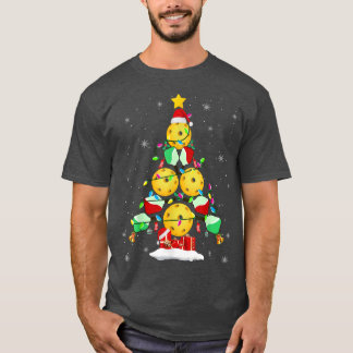 Kerstmis met pickleball - Santa Pickleball Xmas Li T-shirt