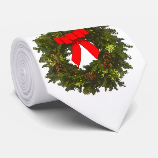 Kerstmis met pijntanden en rode boe stropdas (Opgerold)