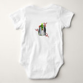 Kerstmis met pinguïns romper (Achterkant)