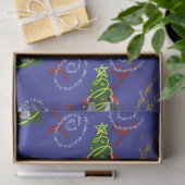 Kerstmis met Pinguïns Tissuepapier (Geschenk)