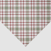 Kerstmis, met PLAID-ACHTERGROND-Happy-Feestdagen Tissuepapier (Detail)