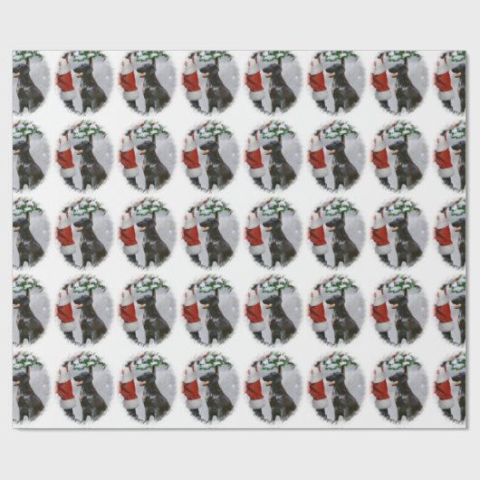 Kerstmis met platte coating cadeaupapier (Vlak)