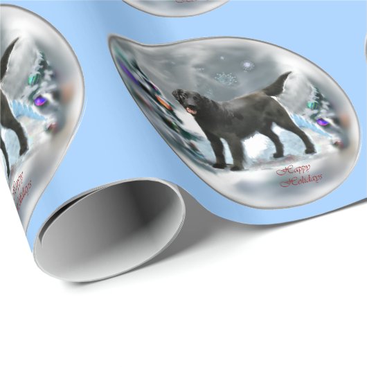 Kerstmis met platte coating cadeaupapier (Rol Hoek)