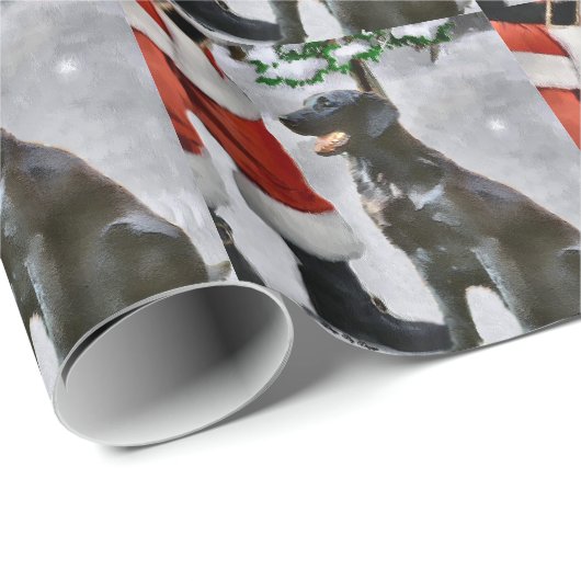 Kerstmis met platte coating cadeaupapier (Rol Hoek)