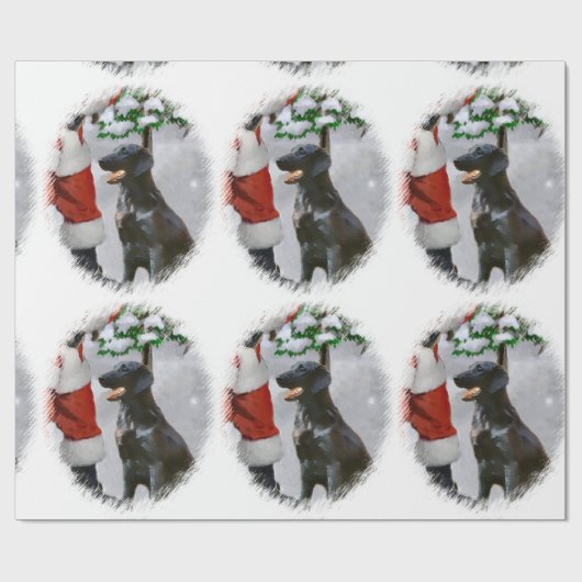 Kerstmis met platte coating cadeaupapier (Vlak)