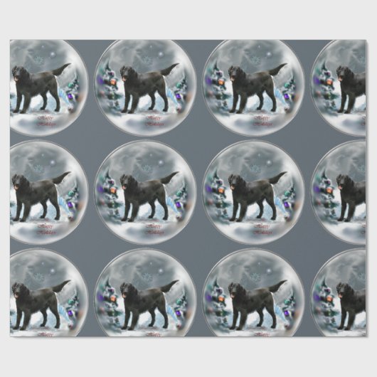 Kerstmis met platte coating cadeaupapier (Vlak)