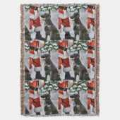 Kerstmis met platte coating deken (Voorkant Verticaal)