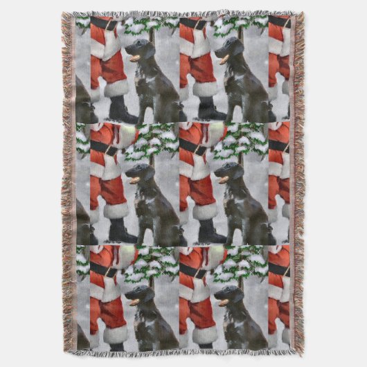 Kerstmis met platte coating deken (Voorkant Verticaal)